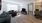 large windows brighten open living room
